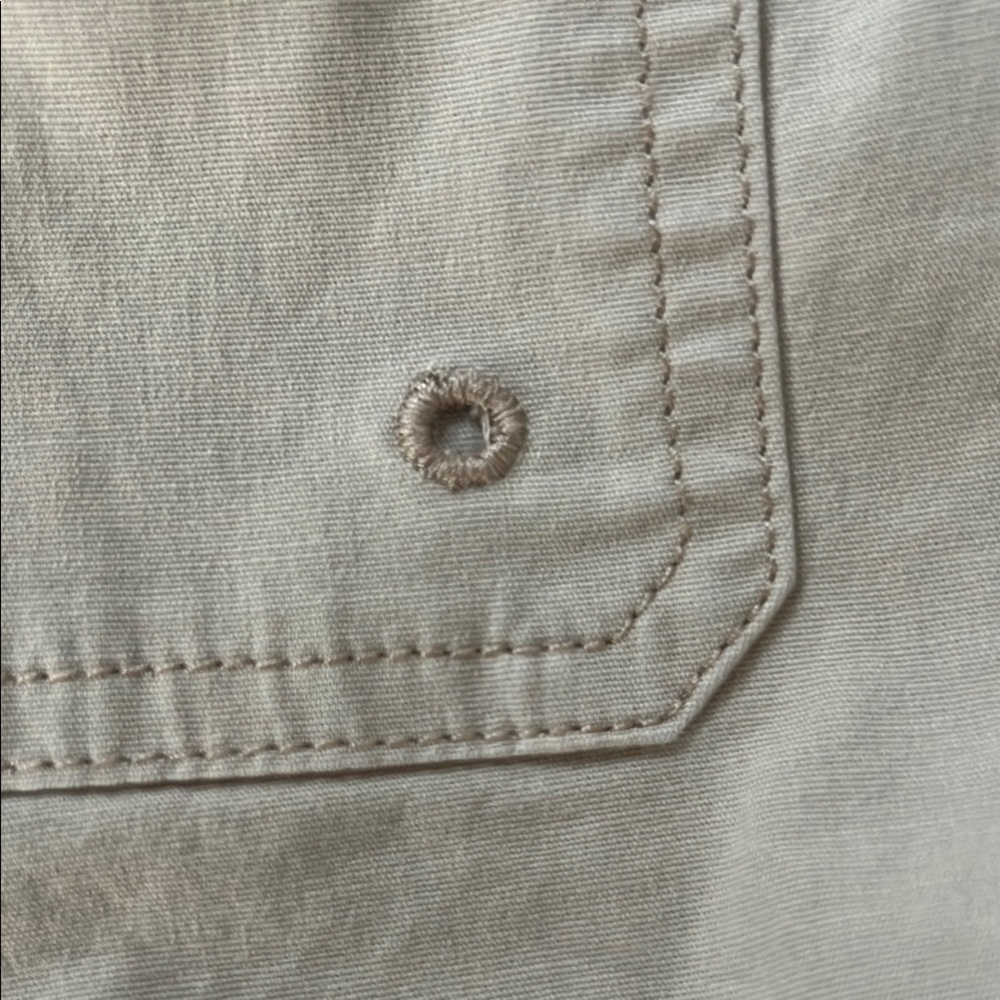L.L. Bean Petite Tan Cotton Twill Lightweight Pants - Picture 9 of 10